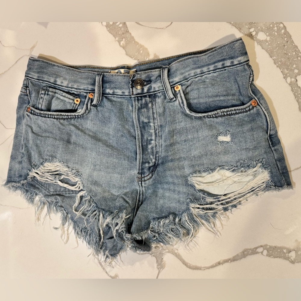Free People Jean Shorts